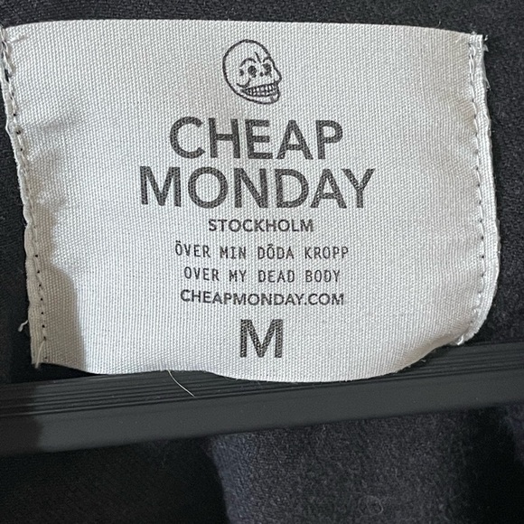 Cheap Monday Black Graphic Denim Jacket - Picture 4 of 7